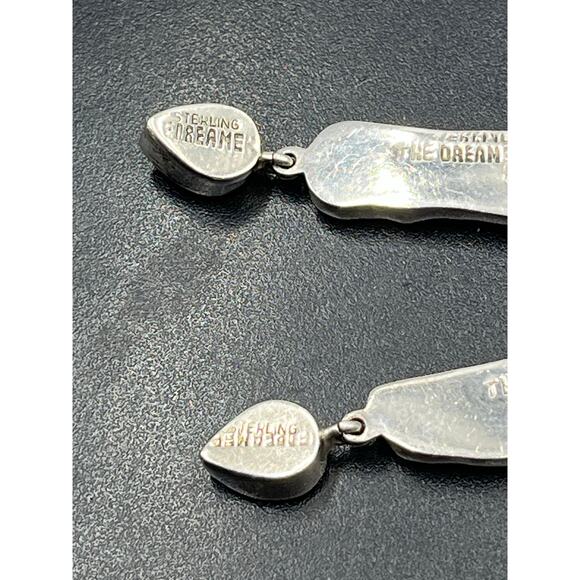 Margaret Thurman 925 The Dreamer Baroque Pearl Amethyst Teardrop Dangle Earring - Picture 8 of 11